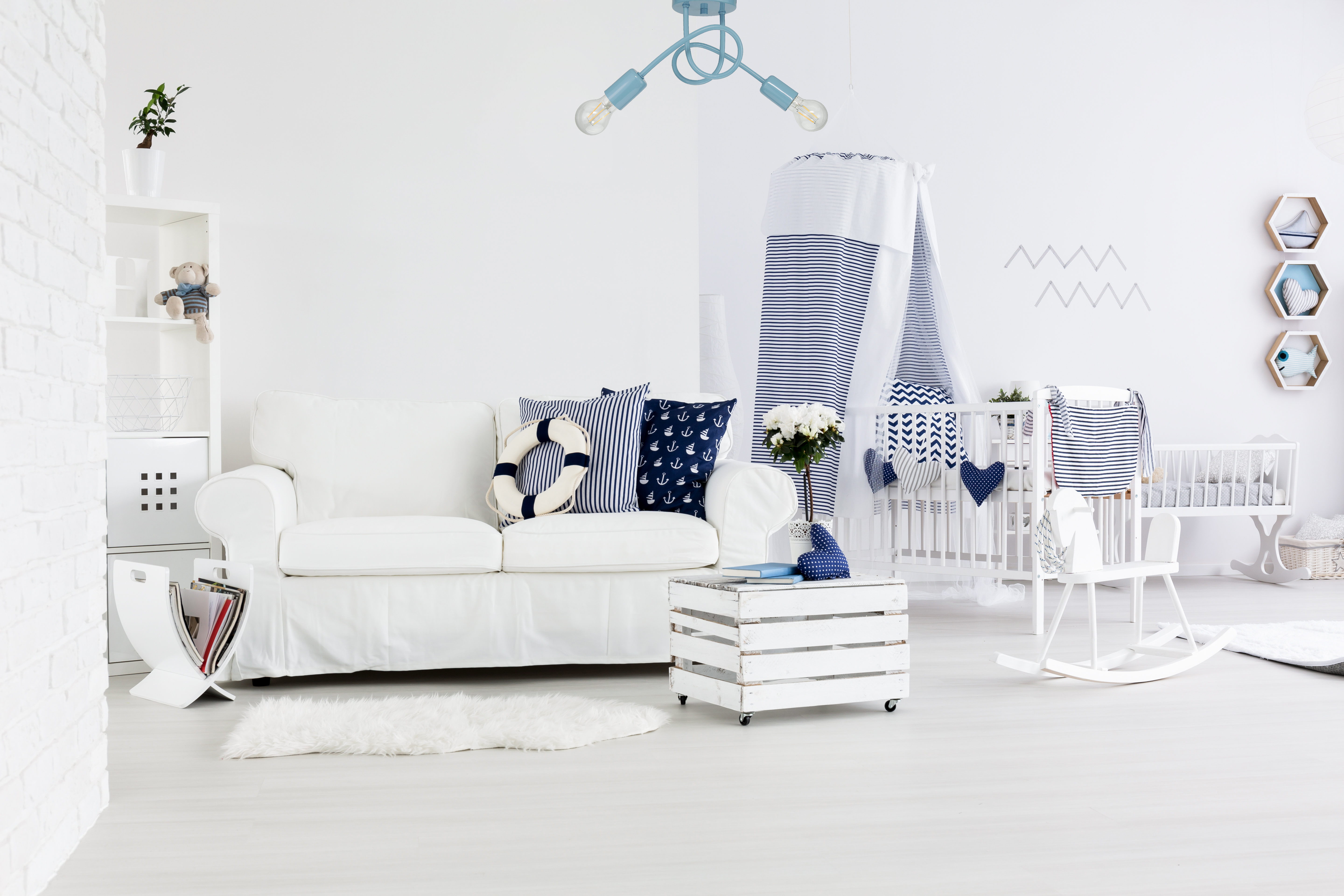 loft 2 pastel niebieski aranżacja 4